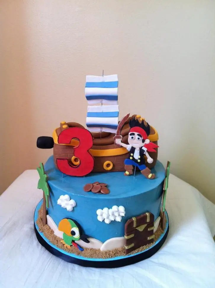 neverland birthday cake