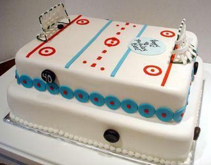 nhl birthday cakes