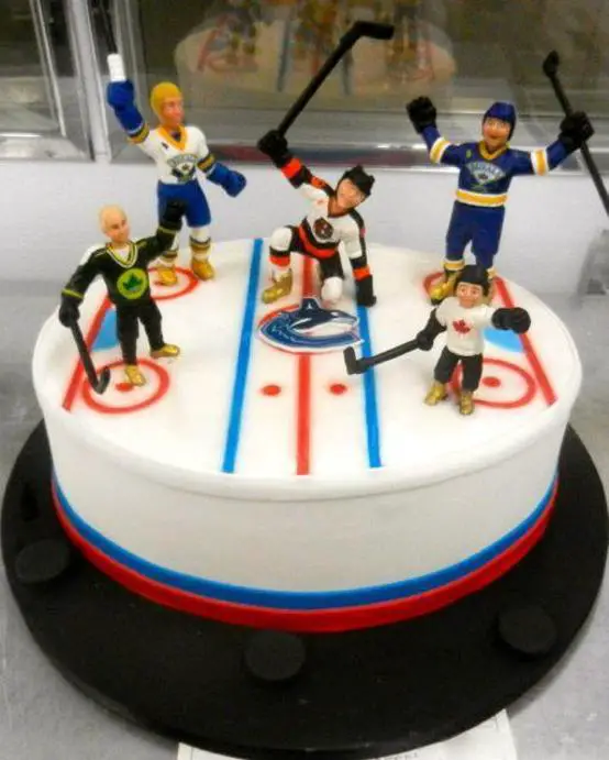 nhl birthday cakes