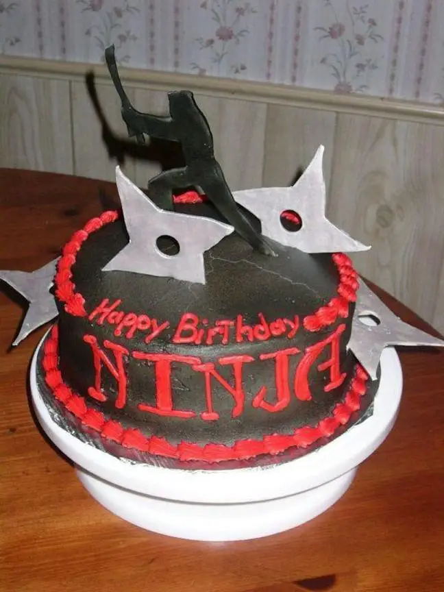 ninja birthday cakes