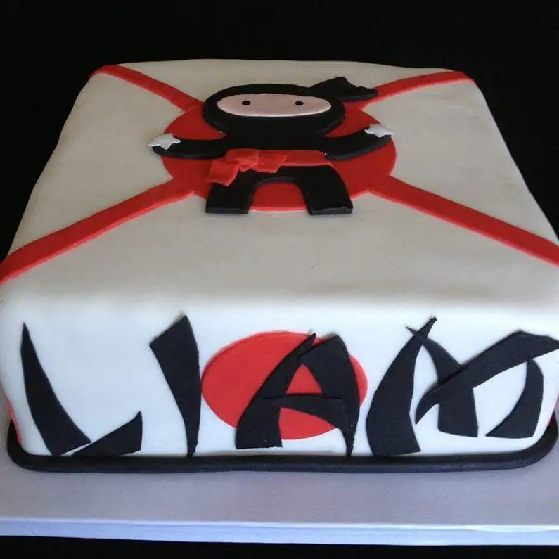 ninja birthday cakes