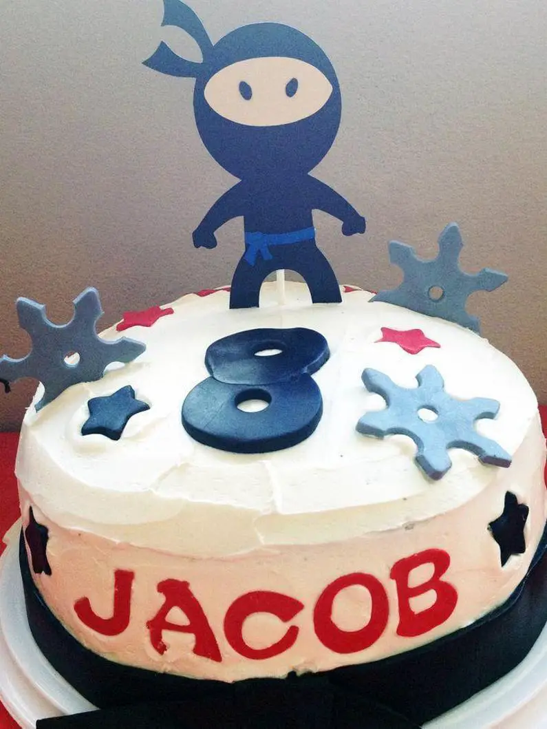ninja birthday cakes