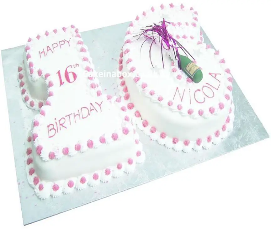 number 16 birthday cakes