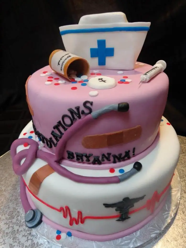 Nurse themed birthday cakes - TheSmartCookieCook