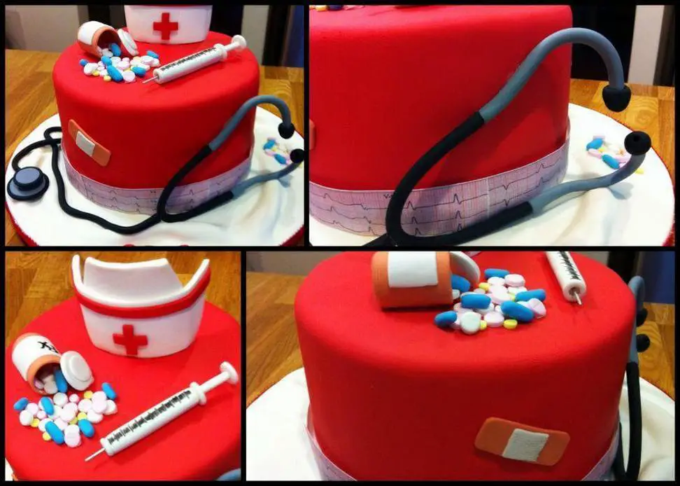 nurse themed birthday cakes