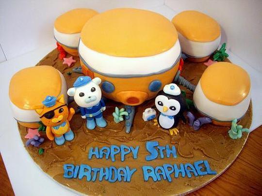 octopod birthday cake