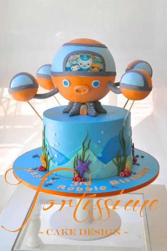 octopod birthday cake