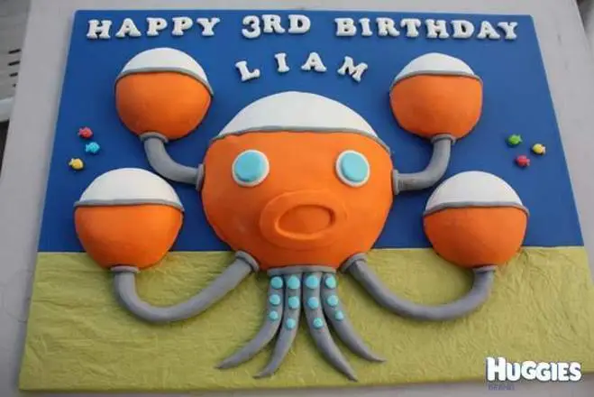 octopod birthday cake