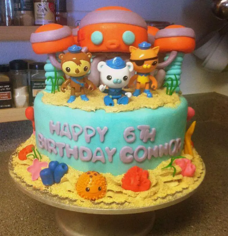 octopod birthday cake