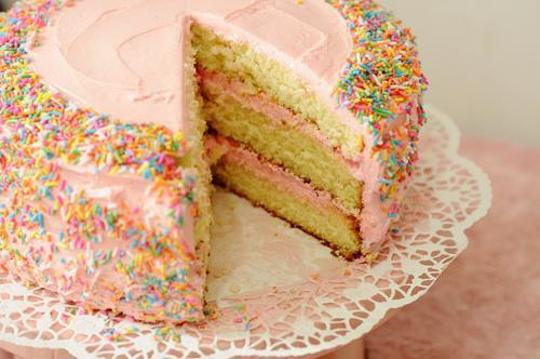 old fashioned birthday cake