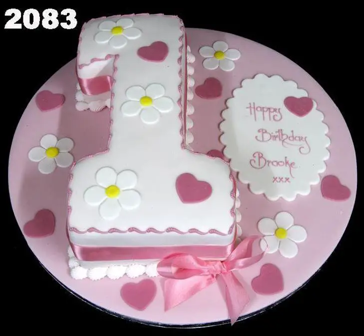 one birthday cakes
