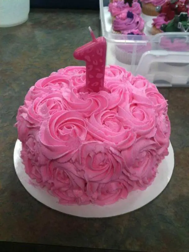 one year old girl birthday cake