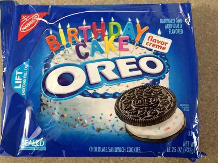 oreo cookies birthday cake flavor