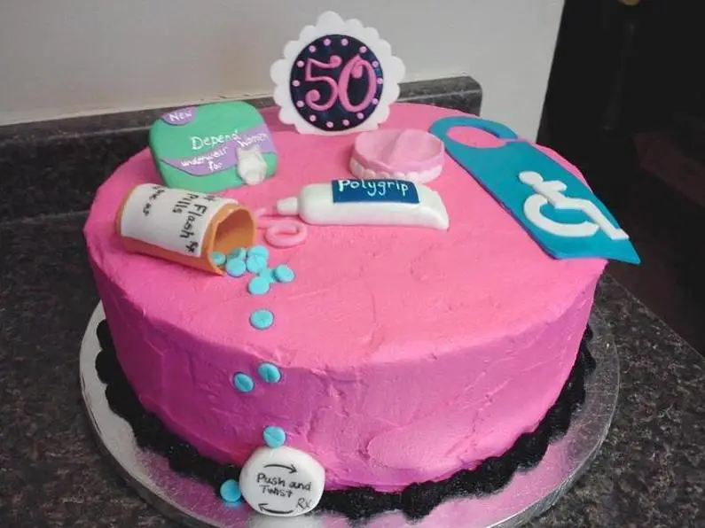 over the hill 50th birthday cakes