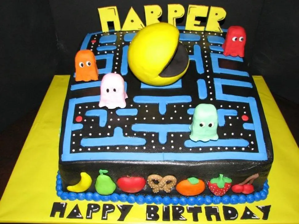 pacman birthday cakes