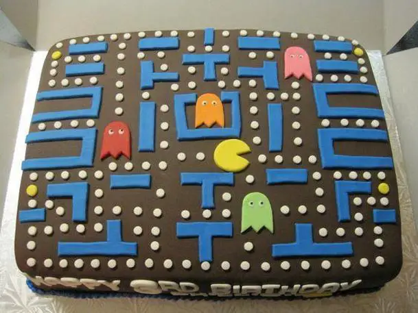 pacman birthday cakes