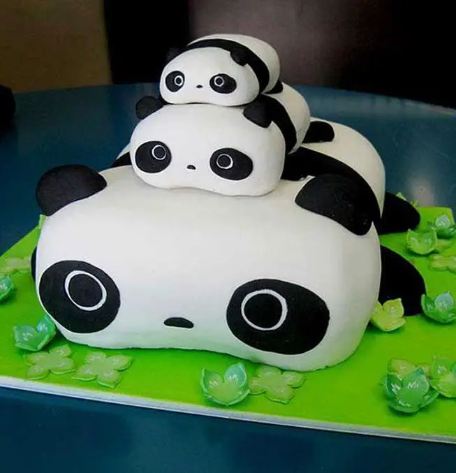 panda birthday cakes