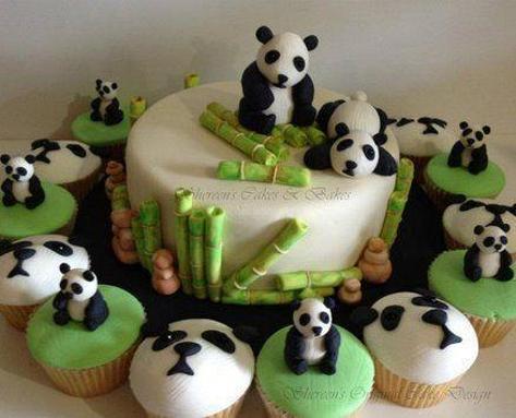 panda birthday cakes