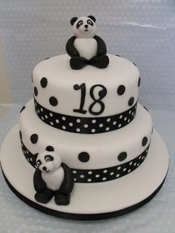 panda birthday cakes