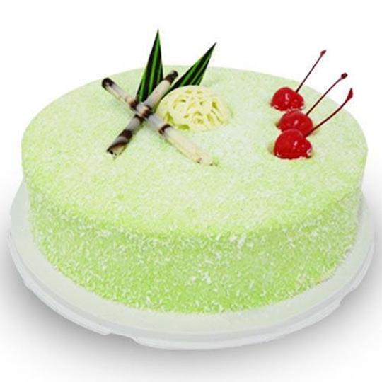 pandan birthday cake