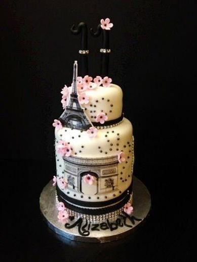 parisian birthday cake