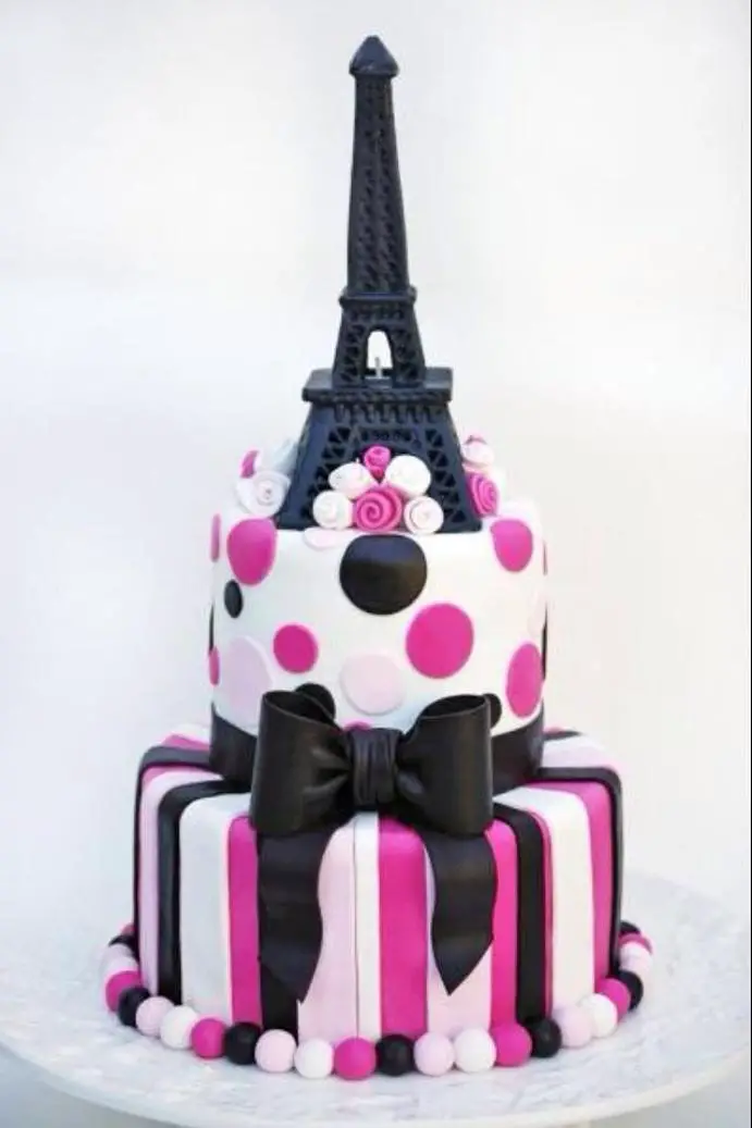 parisian birthday cake