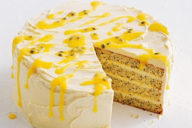 passion fruit birthday cake