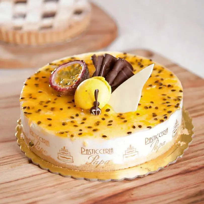 Passion fruit birthday cake