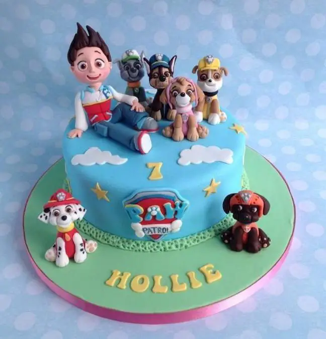 paw patrol birthday cake