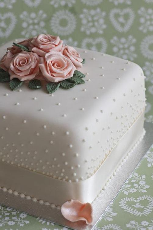 pearl birthday cake