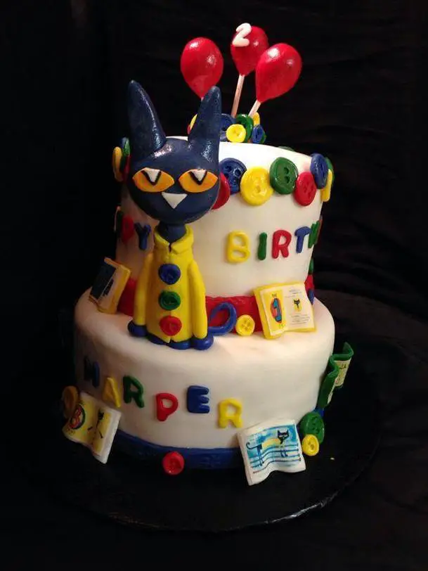 pete the cat birthday cake