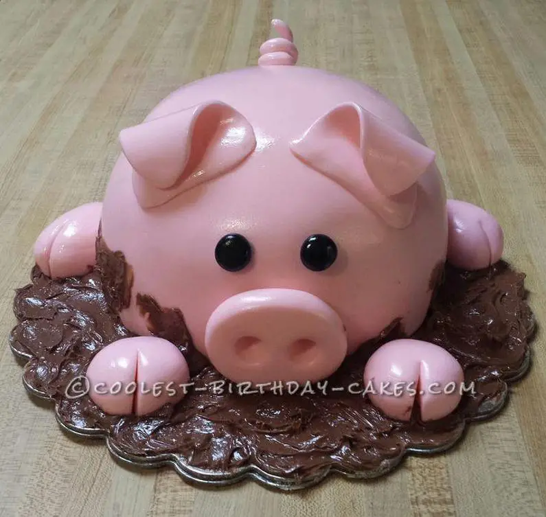 piggy birthday cakes