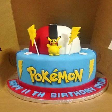 pikachu birthday cake