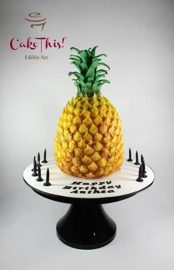 pineapple birthday cakes