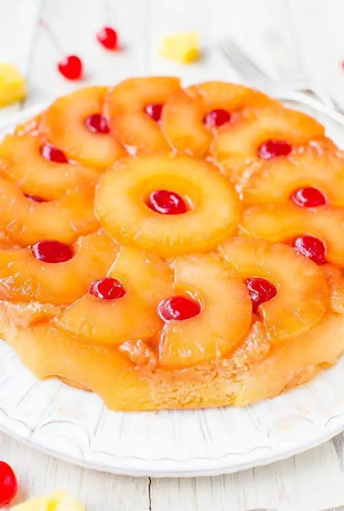 pineapple upside down birthday cake