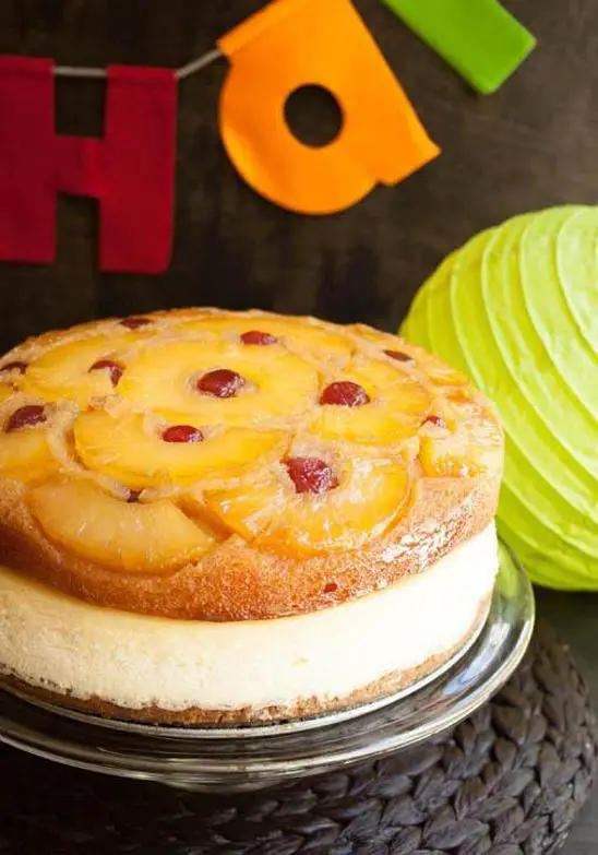 pineapple upside down birthday cake