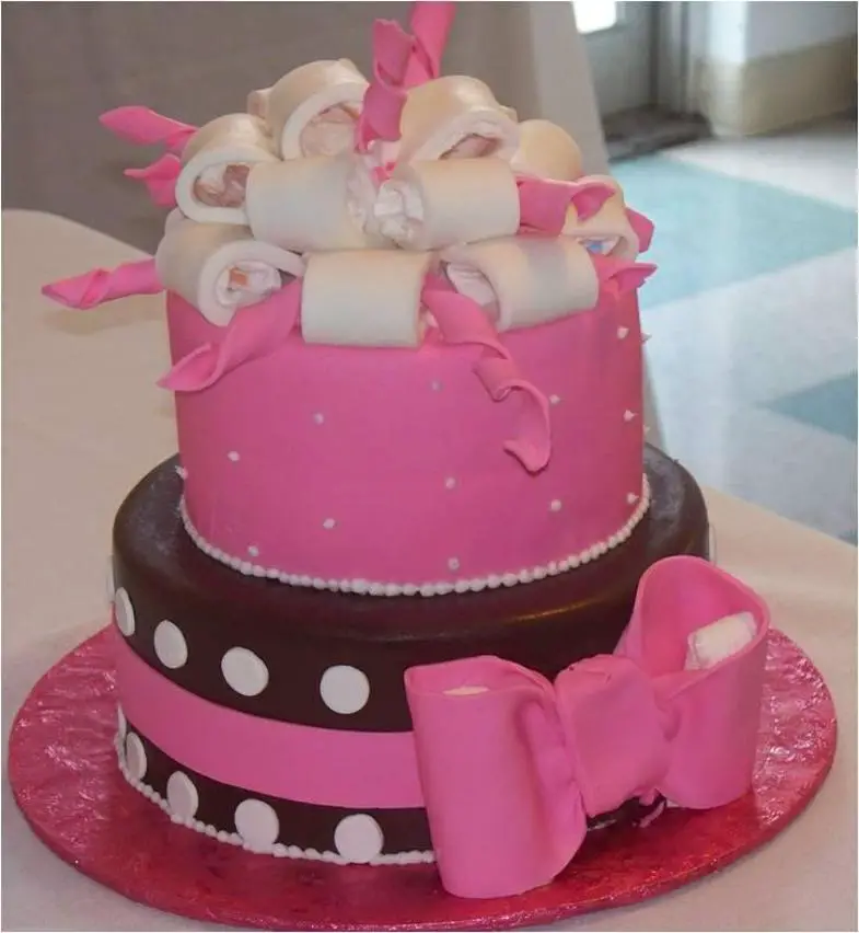 pink birthday cakes photo gallery