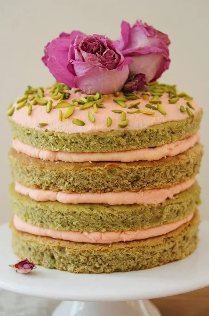 pistachio birthday cake