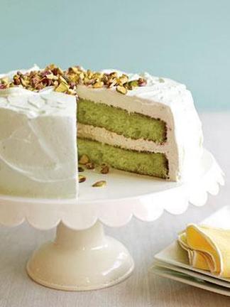 pistachio birthday cake