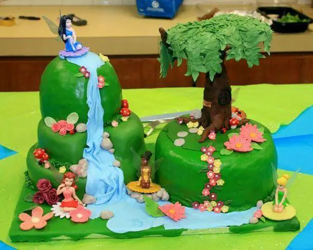 pixie hollow birthday cake