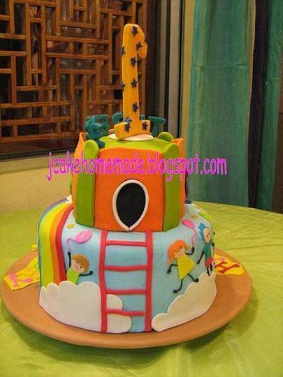 playground birthday cake