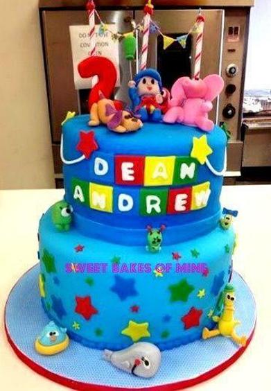 pocoyo birthday cake