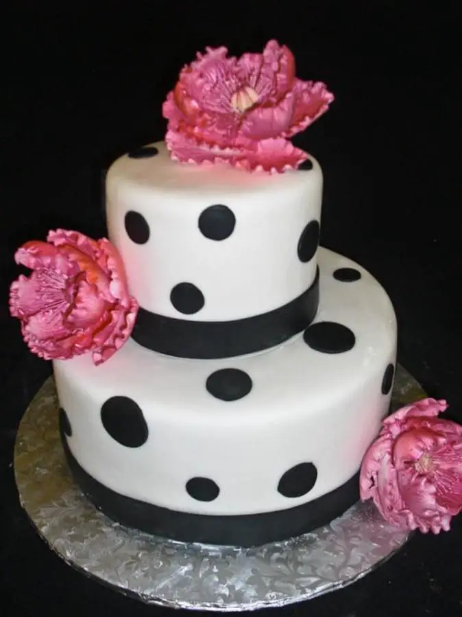 polka dot birthday cake ideas