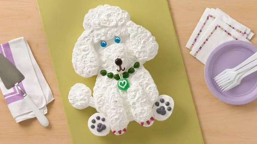 poodle birthday cake