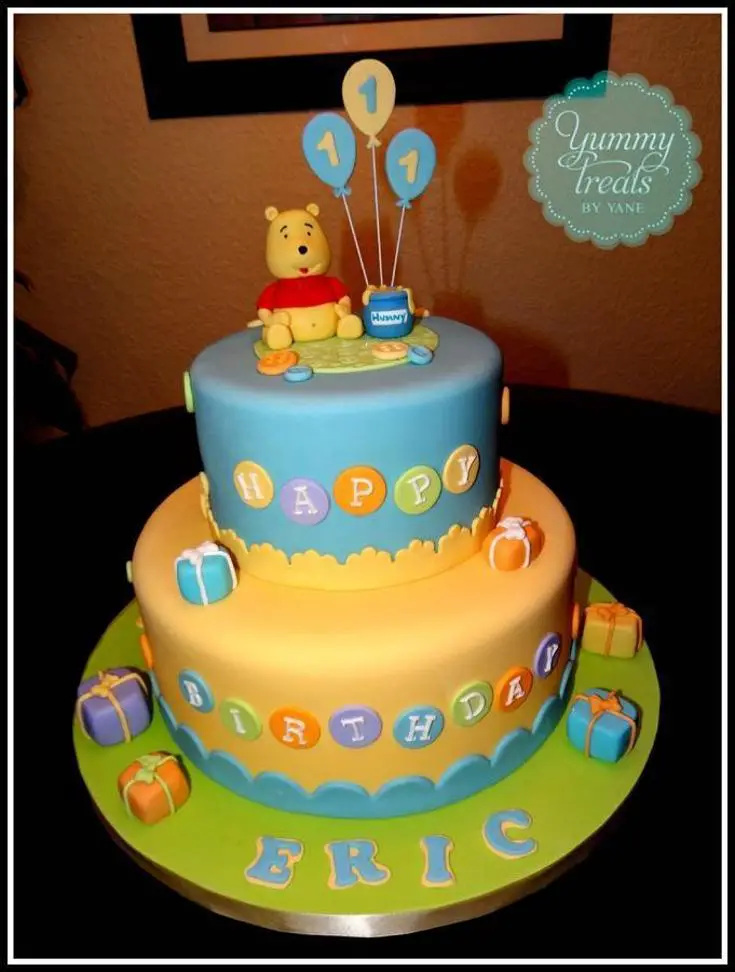 pooh birthday cakes