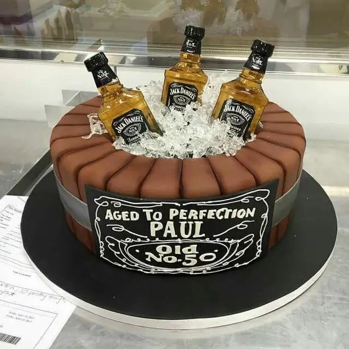 post birthday cake