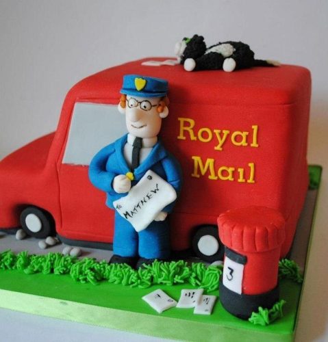 Postman pat birthday cakes