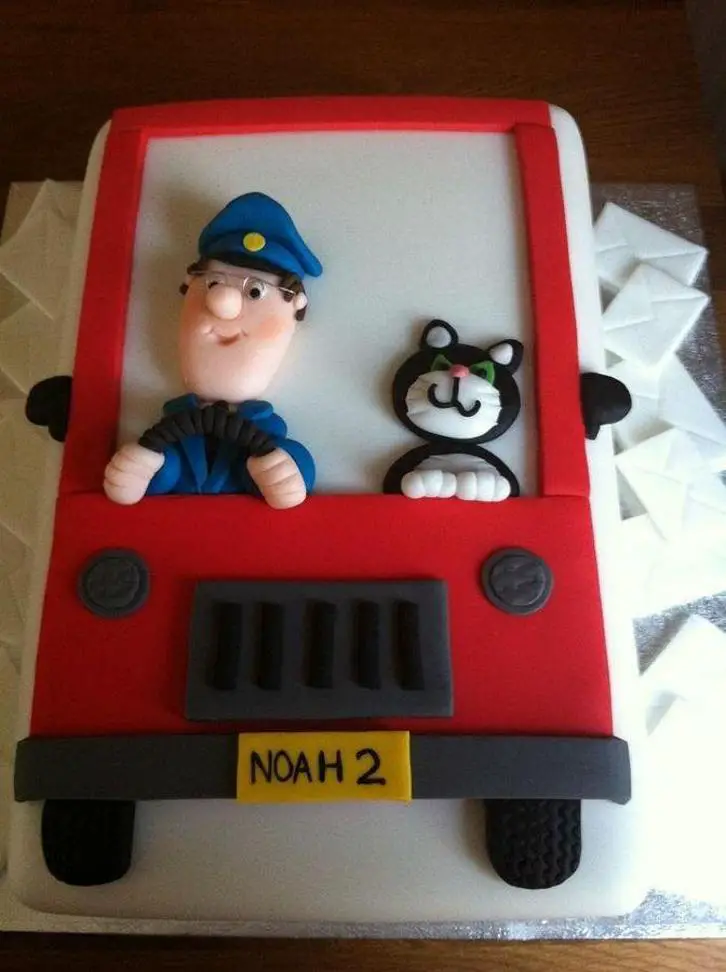 postman pat birthday cakes