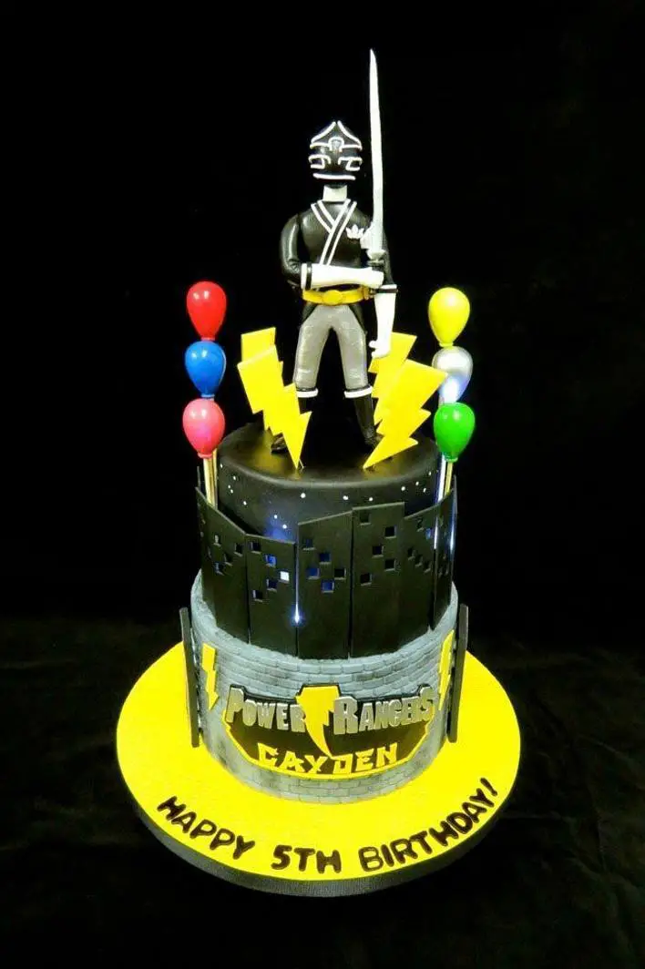 power rangers birthday cakes