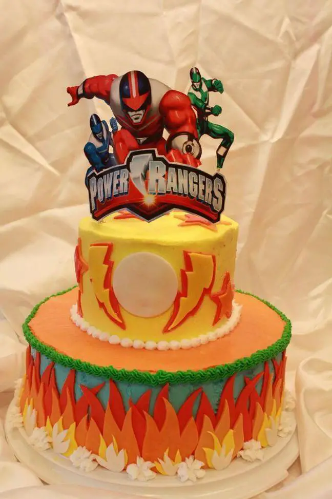 power rangers birthday cakes